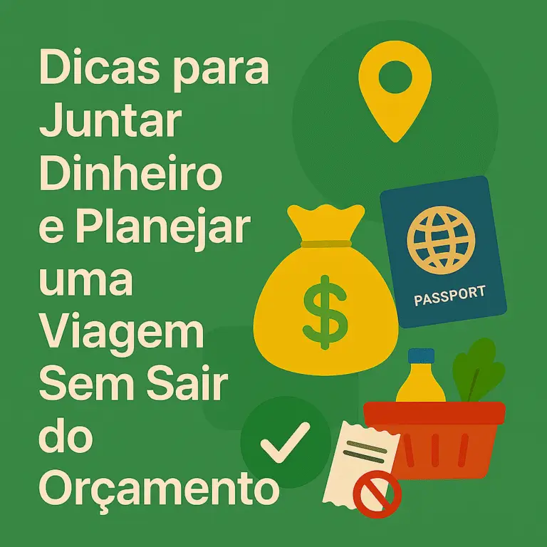 Dicas para Juntar Dinheiro e Planejar uma Viagem Sem Sair do Orçamento