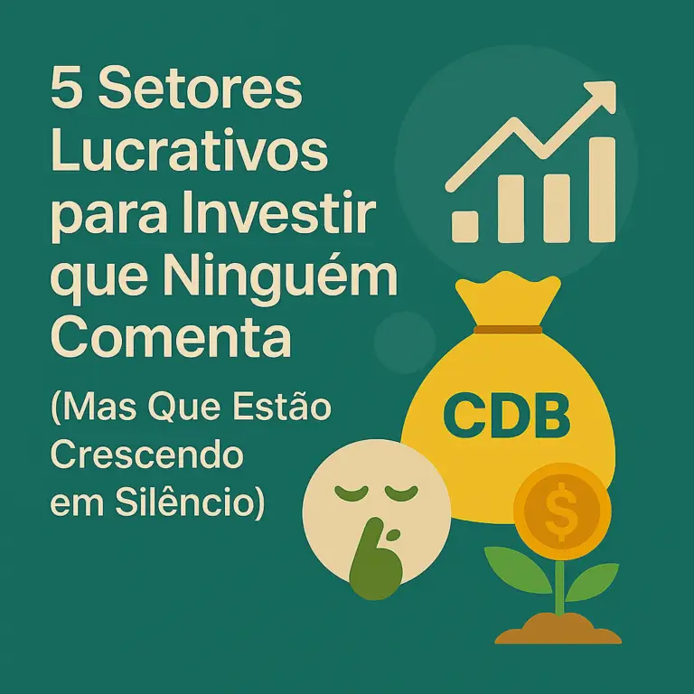 5 Setores Lucrativos para Investir que Ninguém Comenta (Mas Que Estão Crescendo em Silêncio)