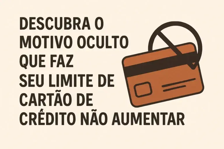 Descubra o Motivo Oculto que Faz Seu Limite de Cartão de Crédito Não Aumentar