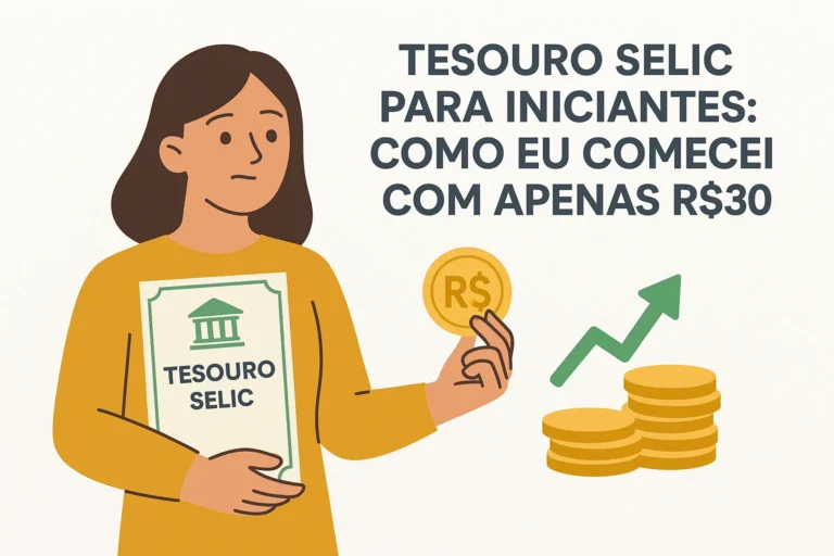 Tesouro Selic Para Iniciantes: Como Eu Comecei Com Apenas R$30